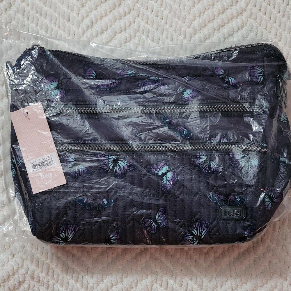 LUG Slider Crossbody Bag - Butterfly Grey - Picture 3 of 4